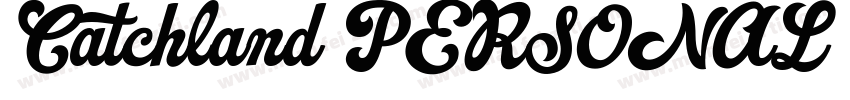Catchland PERSONAL U字体转换